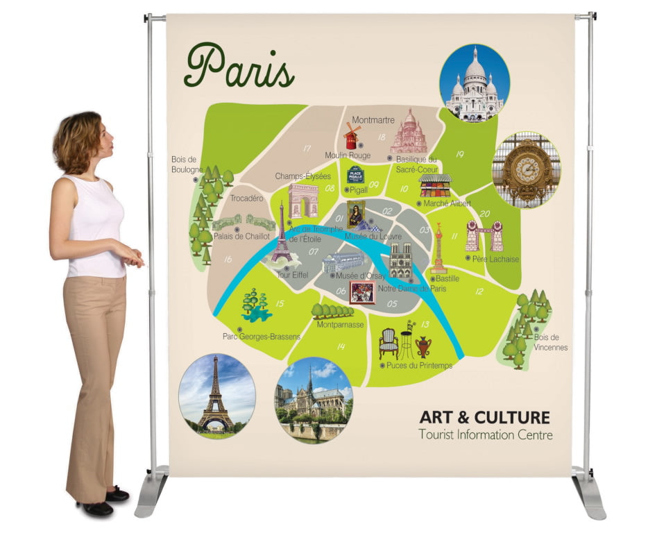 Photocall personnalisé – Mur d’image grand format pour événement