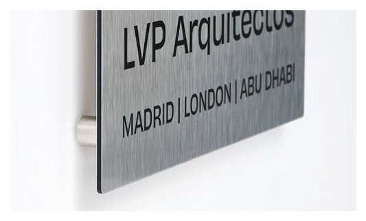 plaque signalétique murale plexiglass-Franck Design